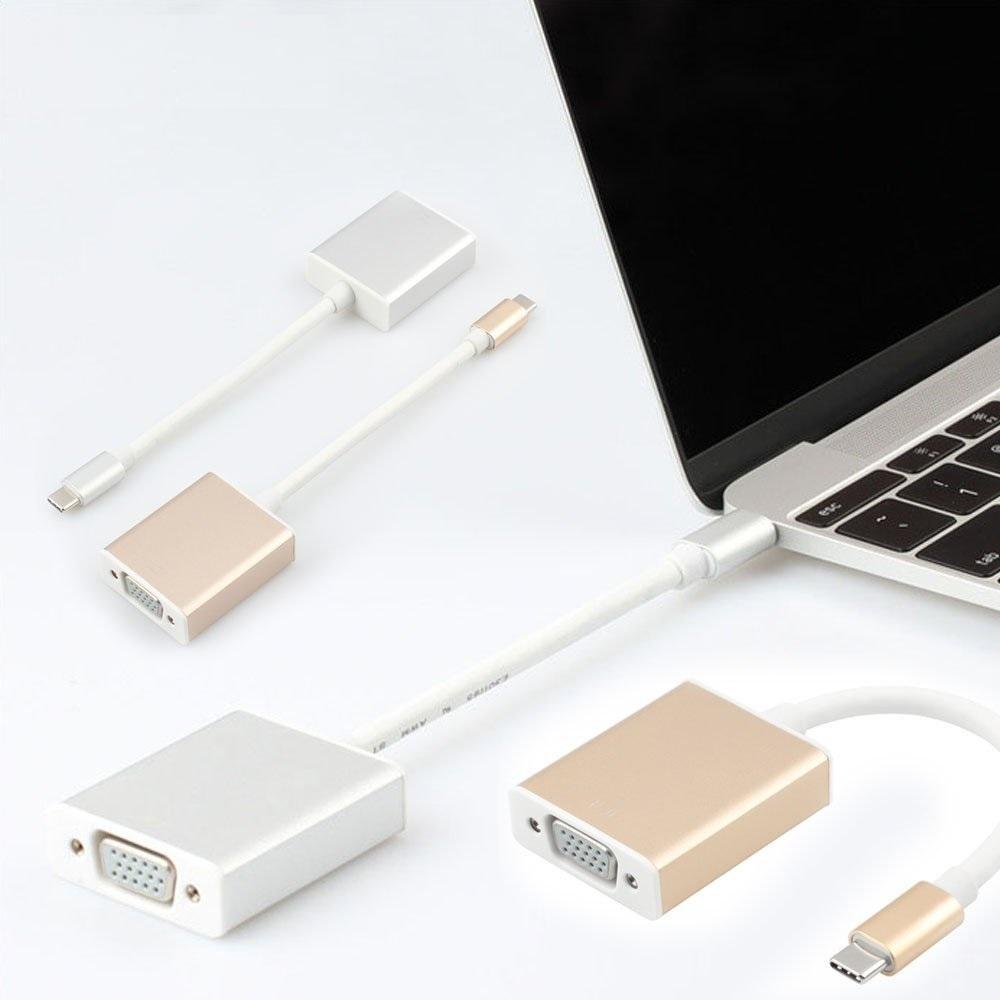 Cáp chuyển usb type c sang vga độ nét cao full hd 1080p