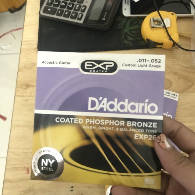 Dây đàn guitar Acoustic D-Addario EPX26
