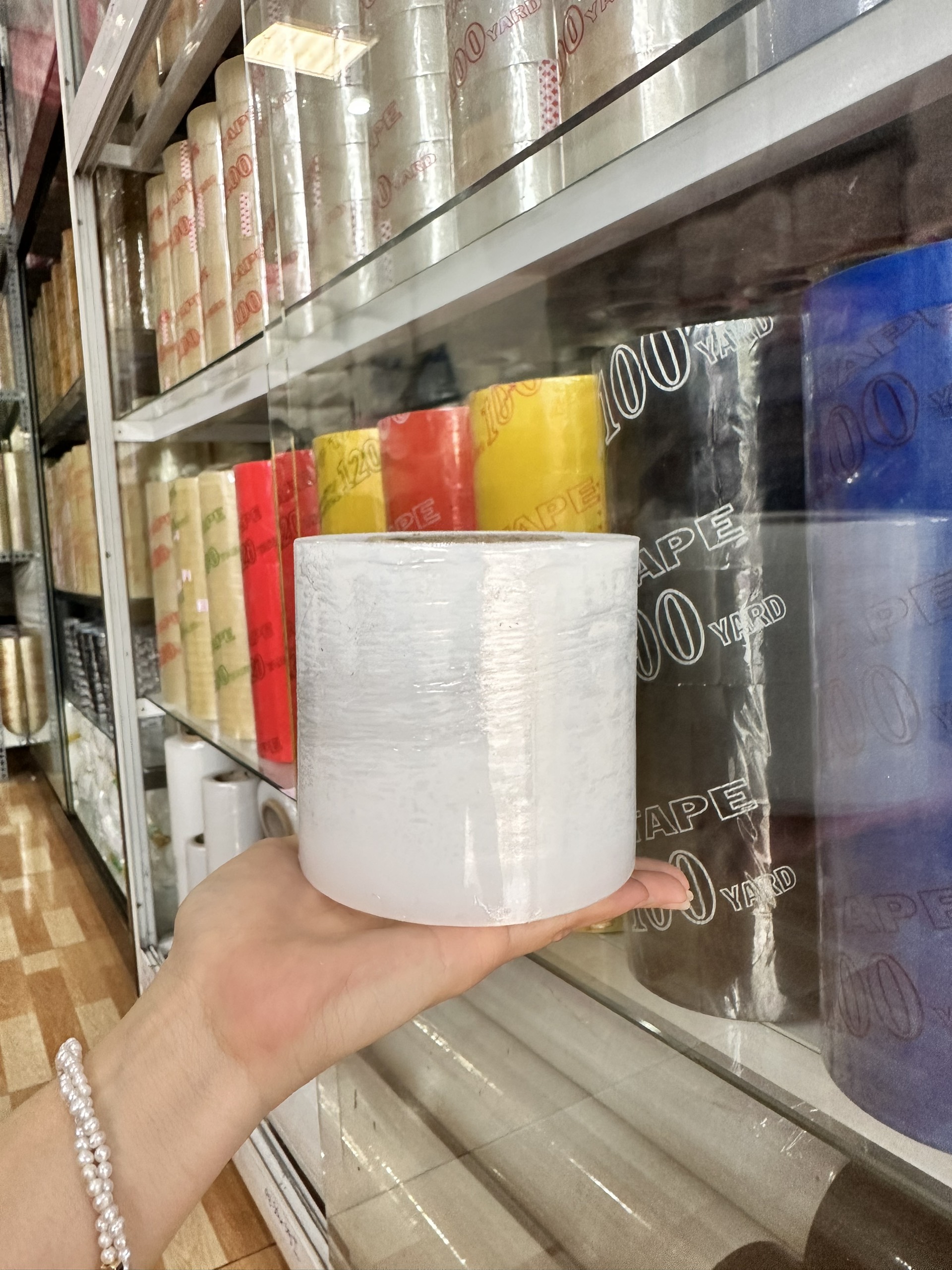 Màng quấn pe 10cm, 15cm khổ 3kg