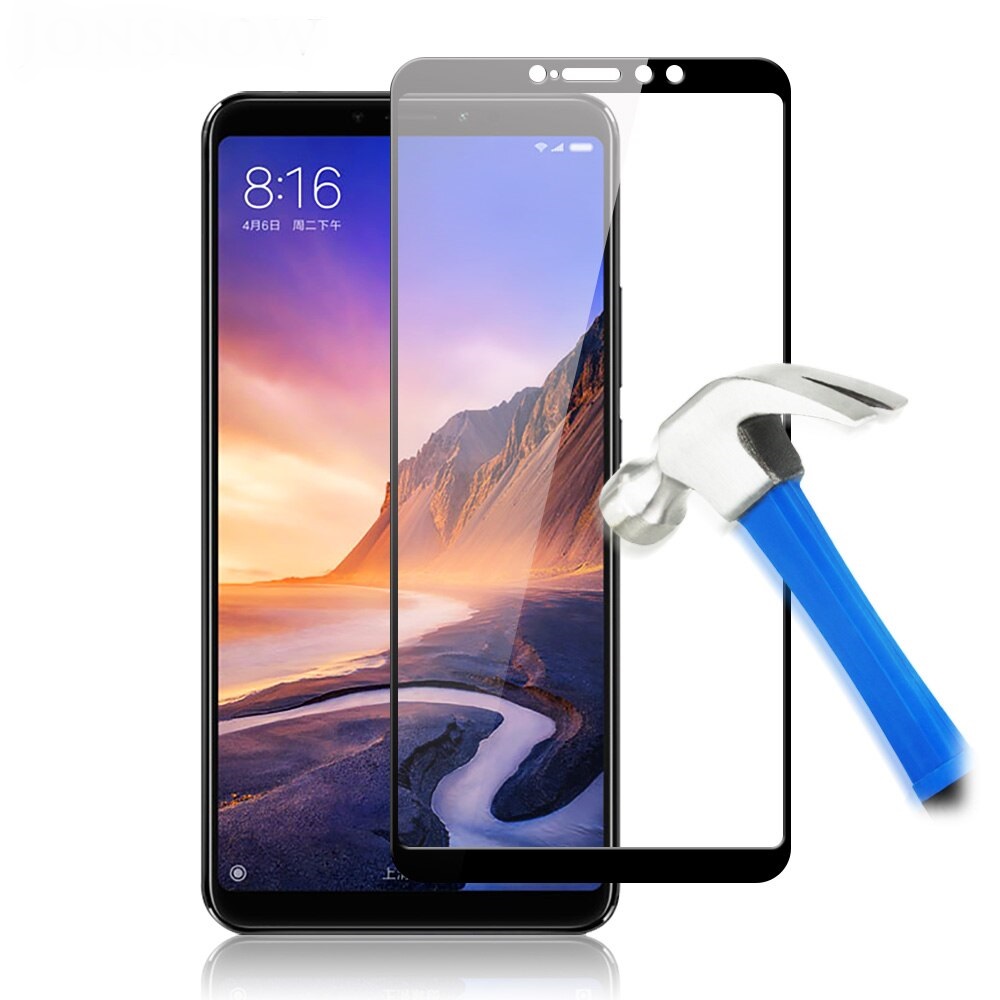 Cường lực full màn cho Xiaomi Mi Max 3 (Đen)