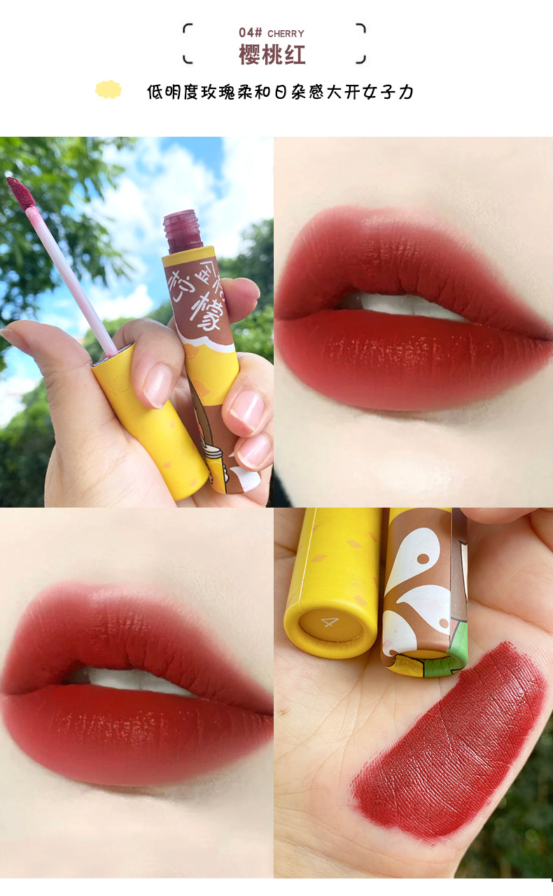 [HCM] Set Son kem  VONGEE Vỏ Hồng 6 Cây Mẫu Mới
