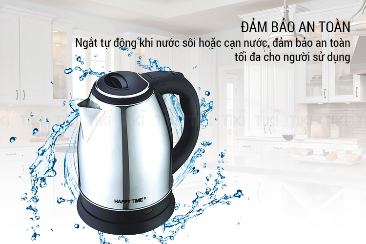 Ấm Siêu Tốc Sôi Nhanh Sunhouse Happy Time – Bình Đun Nước Siêu Tốc 2l