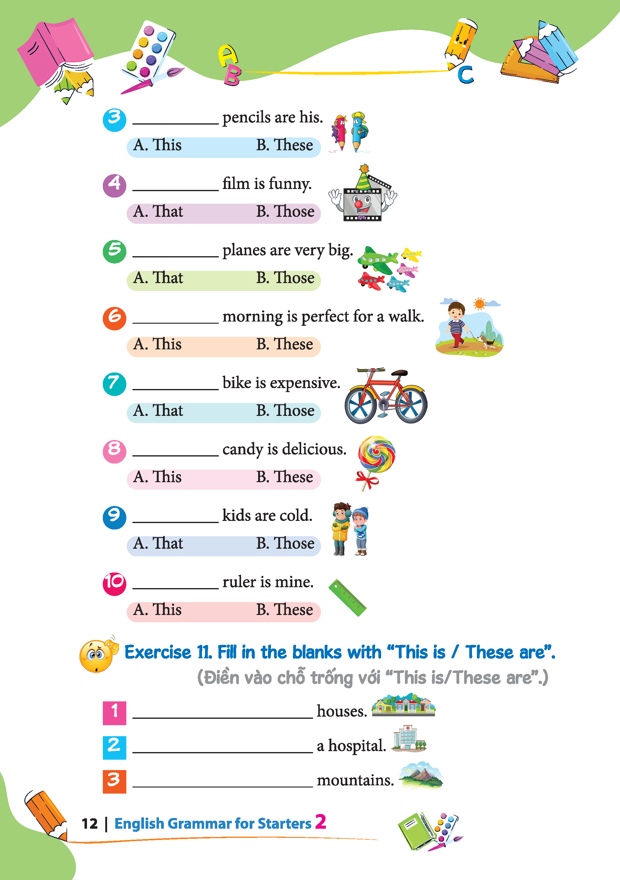 Sách - English grammar for starters 2 (có đáp án)