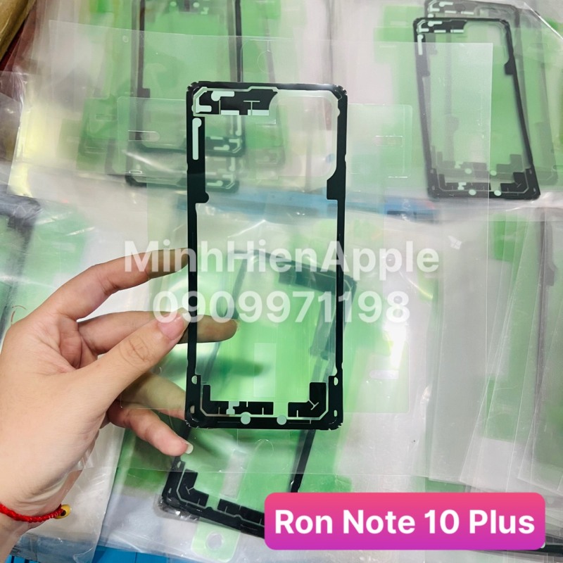 Ron ép kính, chống nước Samsung Note 10 Plus
