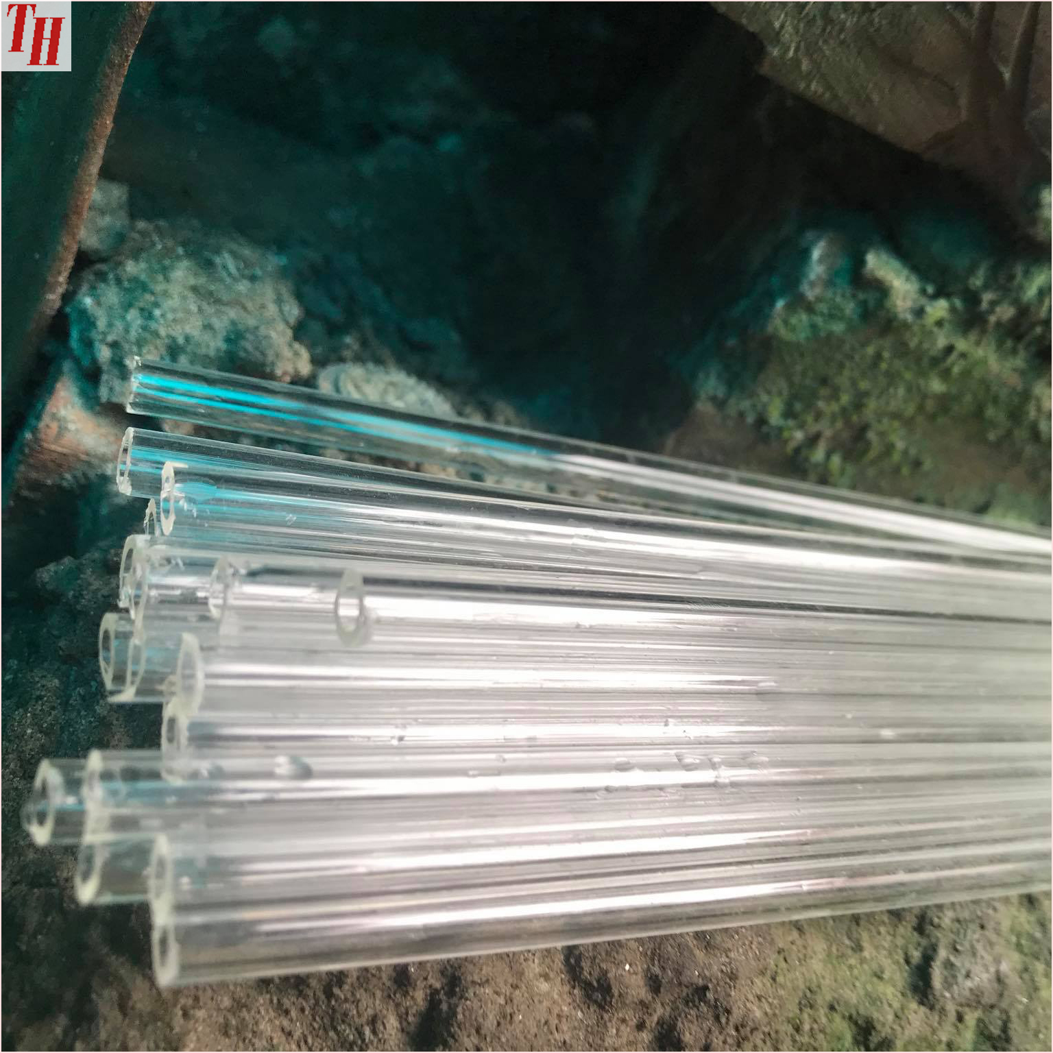 ống thủy tinh trắng dài 40 cm