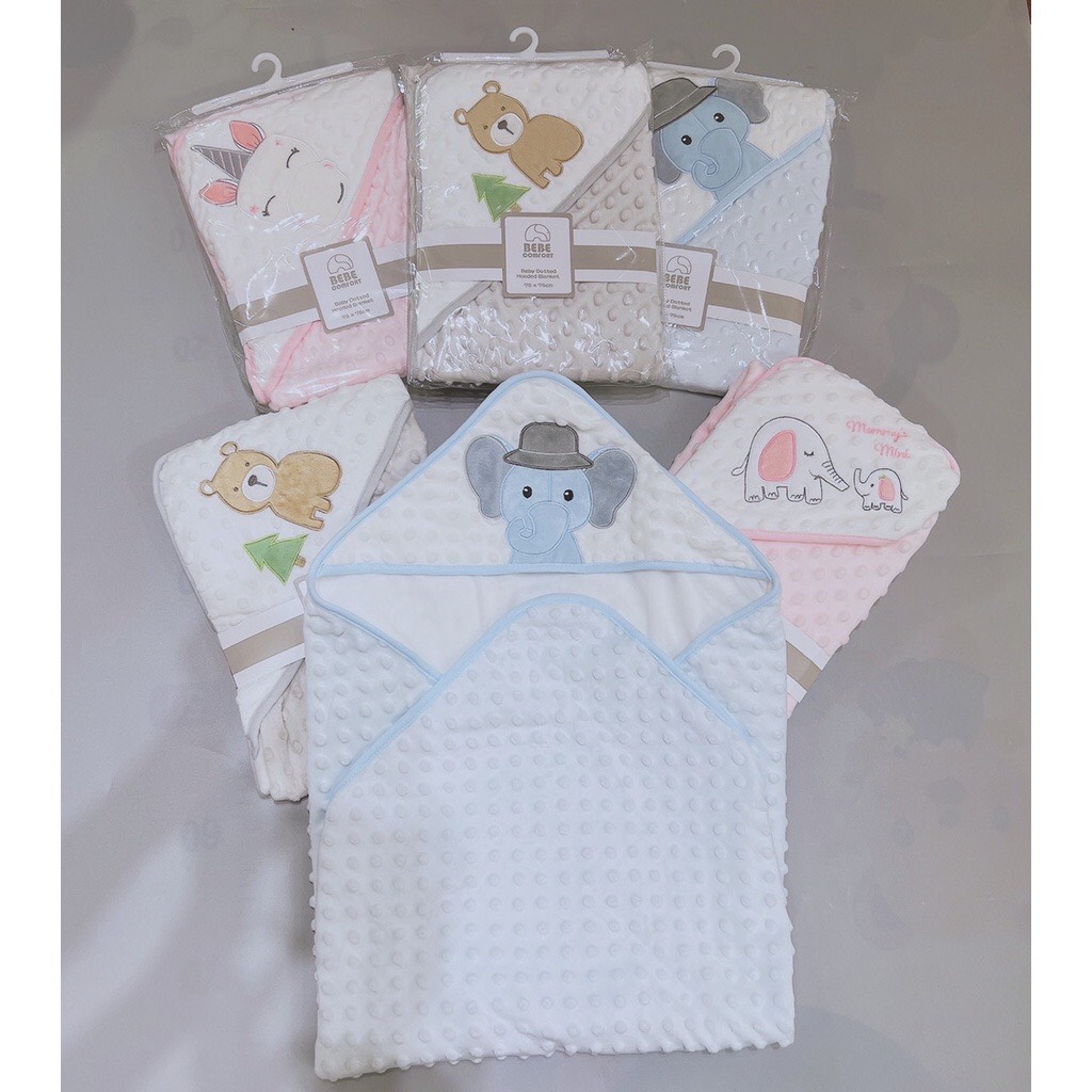 Ủ choàng nhung Bebe Comfort cao cấp cho bé