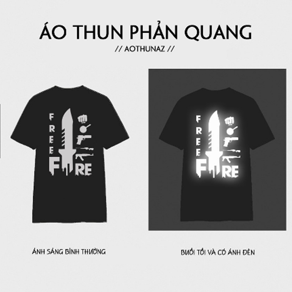 áo Free Fire, áo thun Free Fire, áo phông phản quang Free Fire
