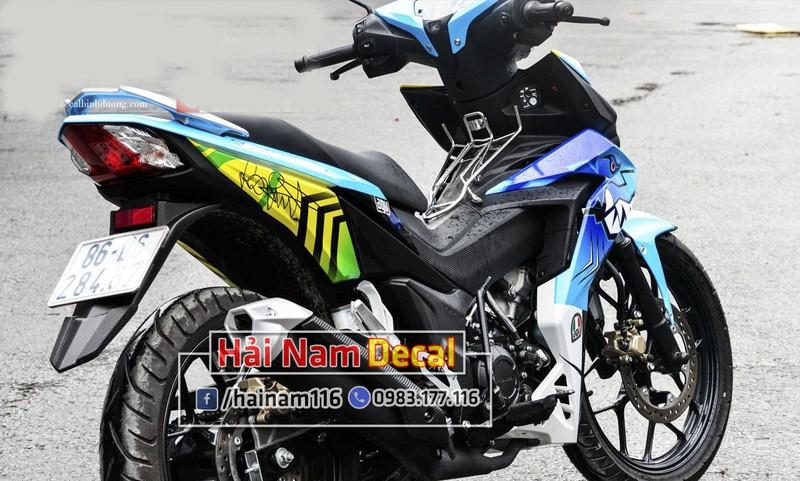 Bộ Tem Trùm Winner 150 Cá Mập Xanh Trắng