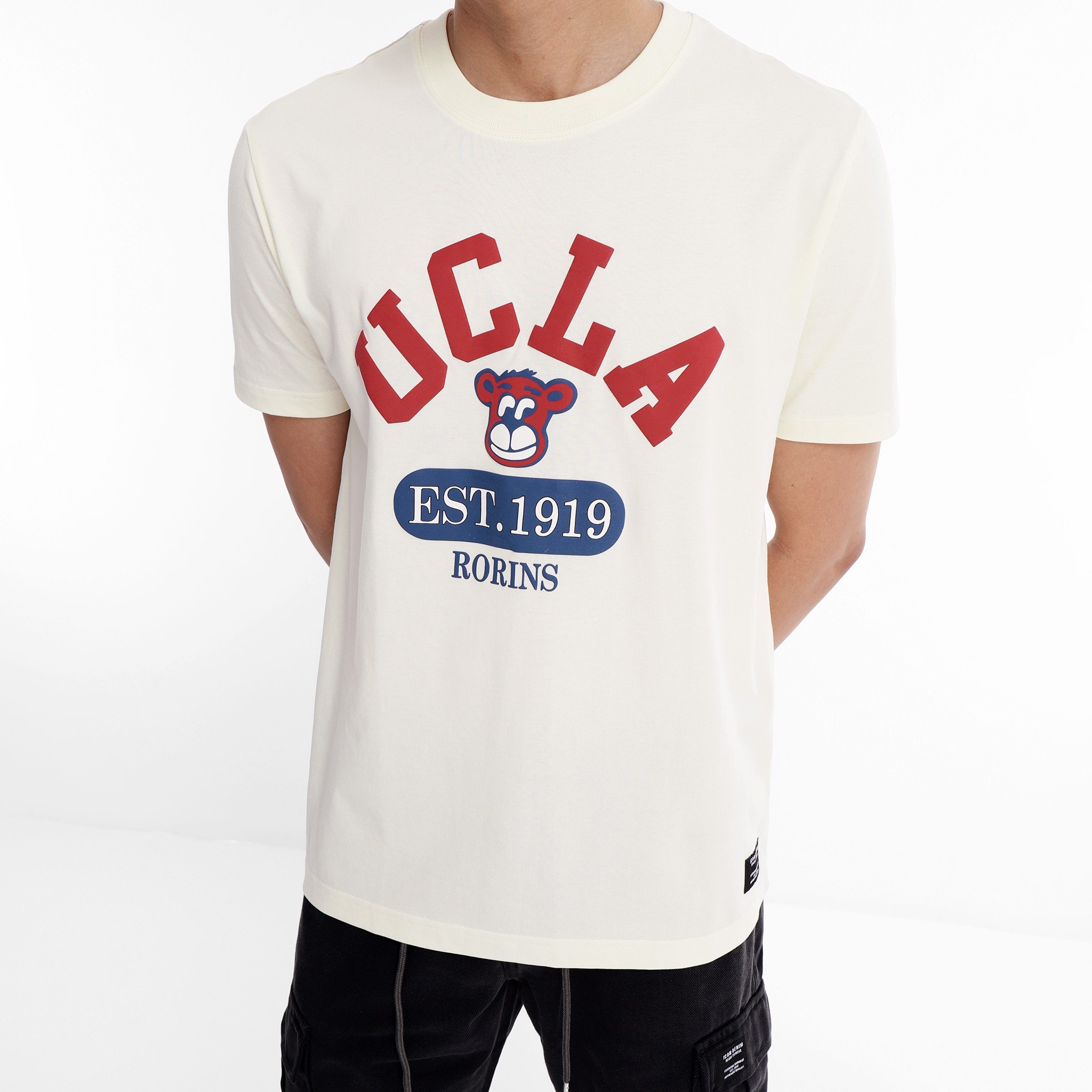 Áo thun nam ICON DENIM form Regular UCLA Bear ATID0117
