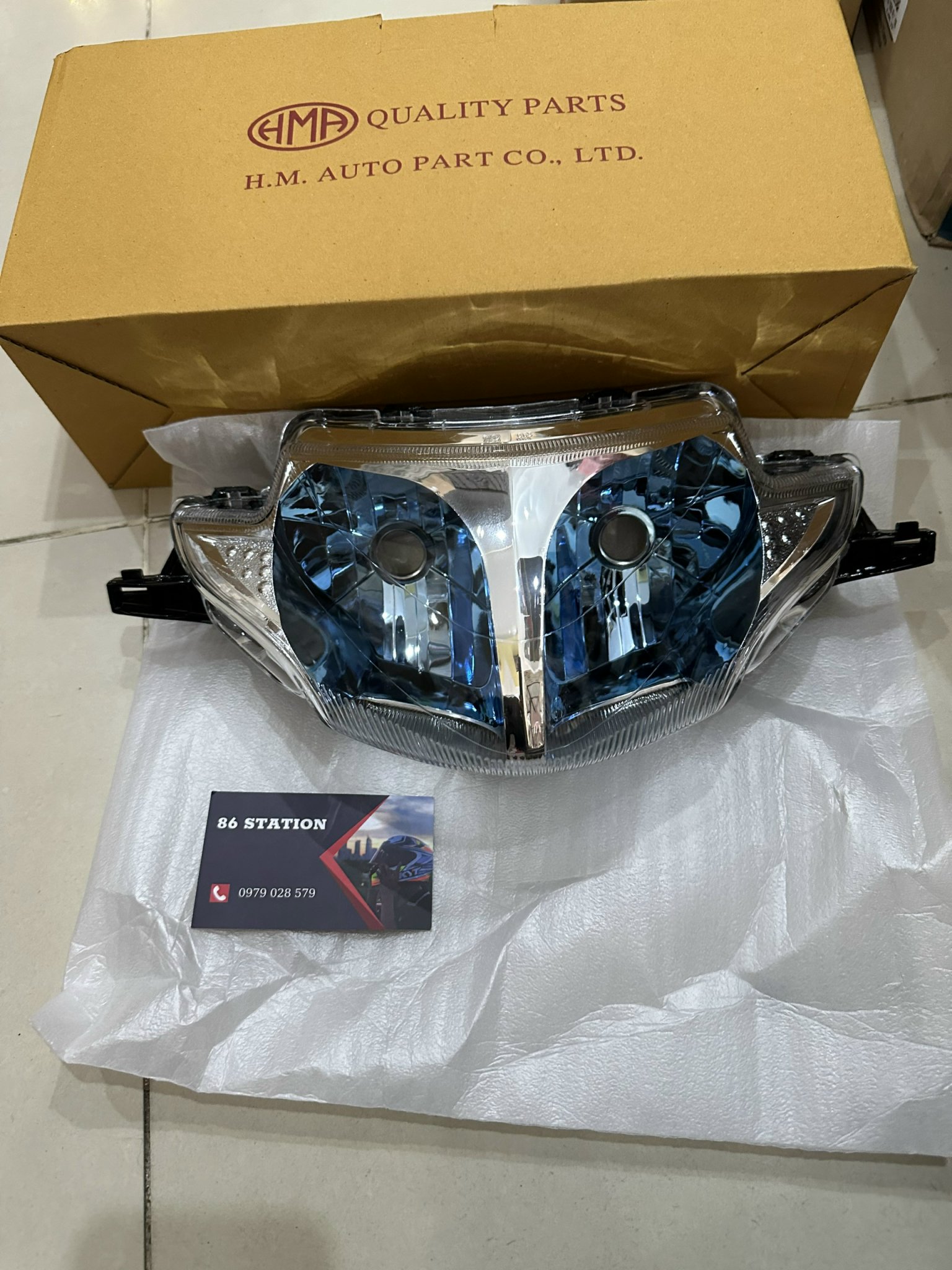 Pha đèn wave 125 / future neo đế xanh thương hiệu HMA thái lan