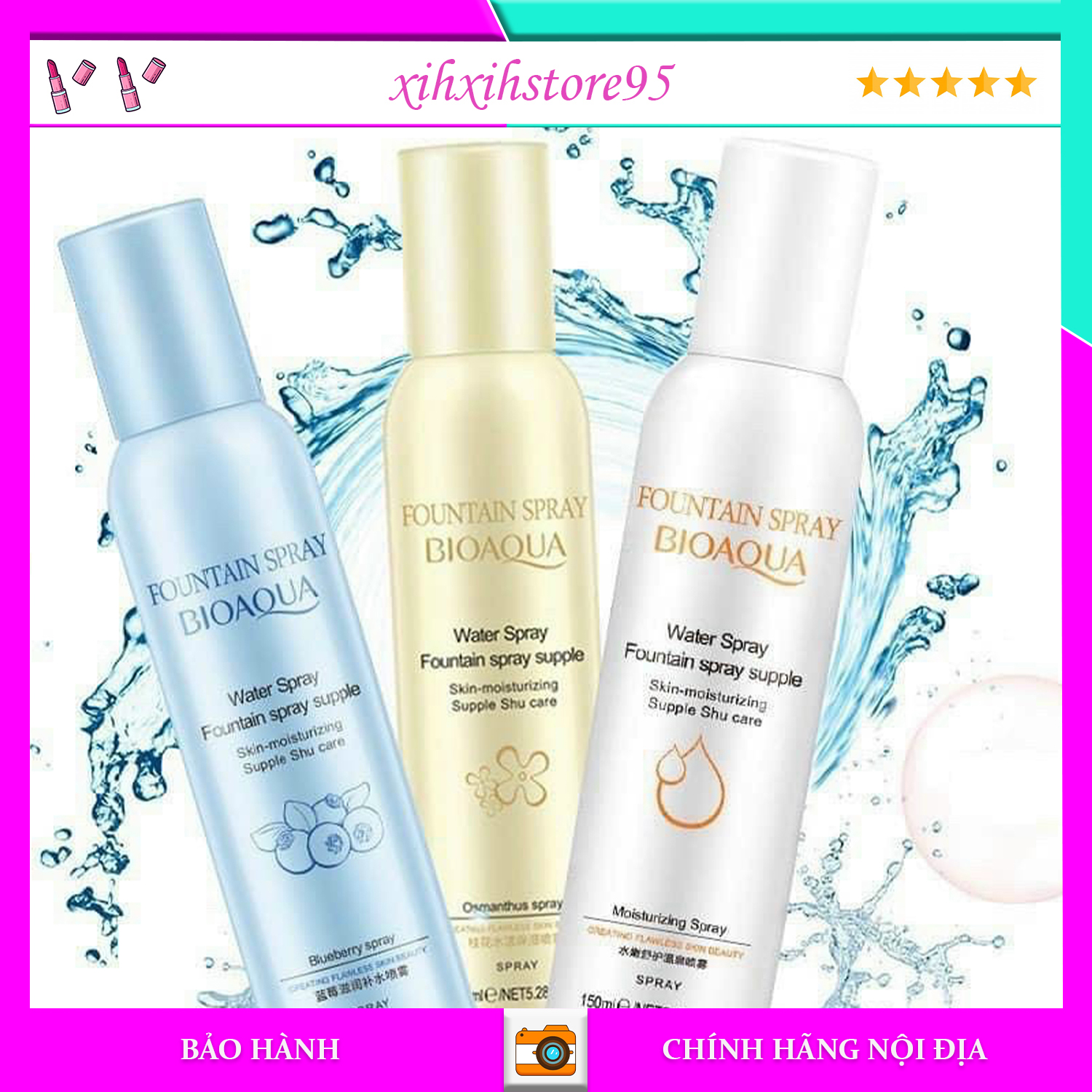 Xịt khoáng dưỡng ẩm Bioaqua