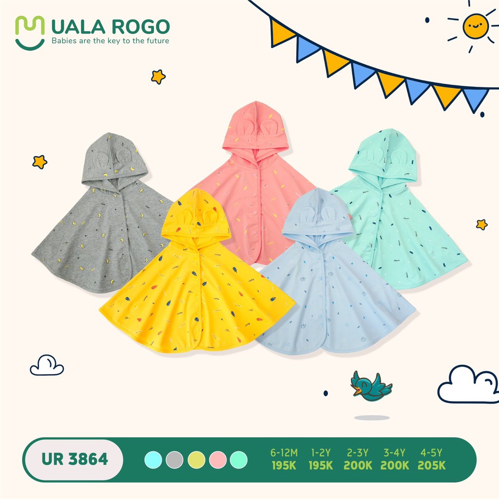 Áo choàng Uala rogo che nắng, mưa