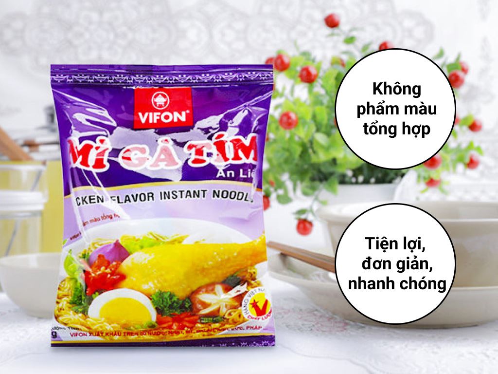 Mì gà tím Vifon gói 75g