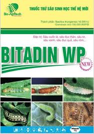 Chế phẩm Trừ sâu sinh học Bacillus BITADIN WP