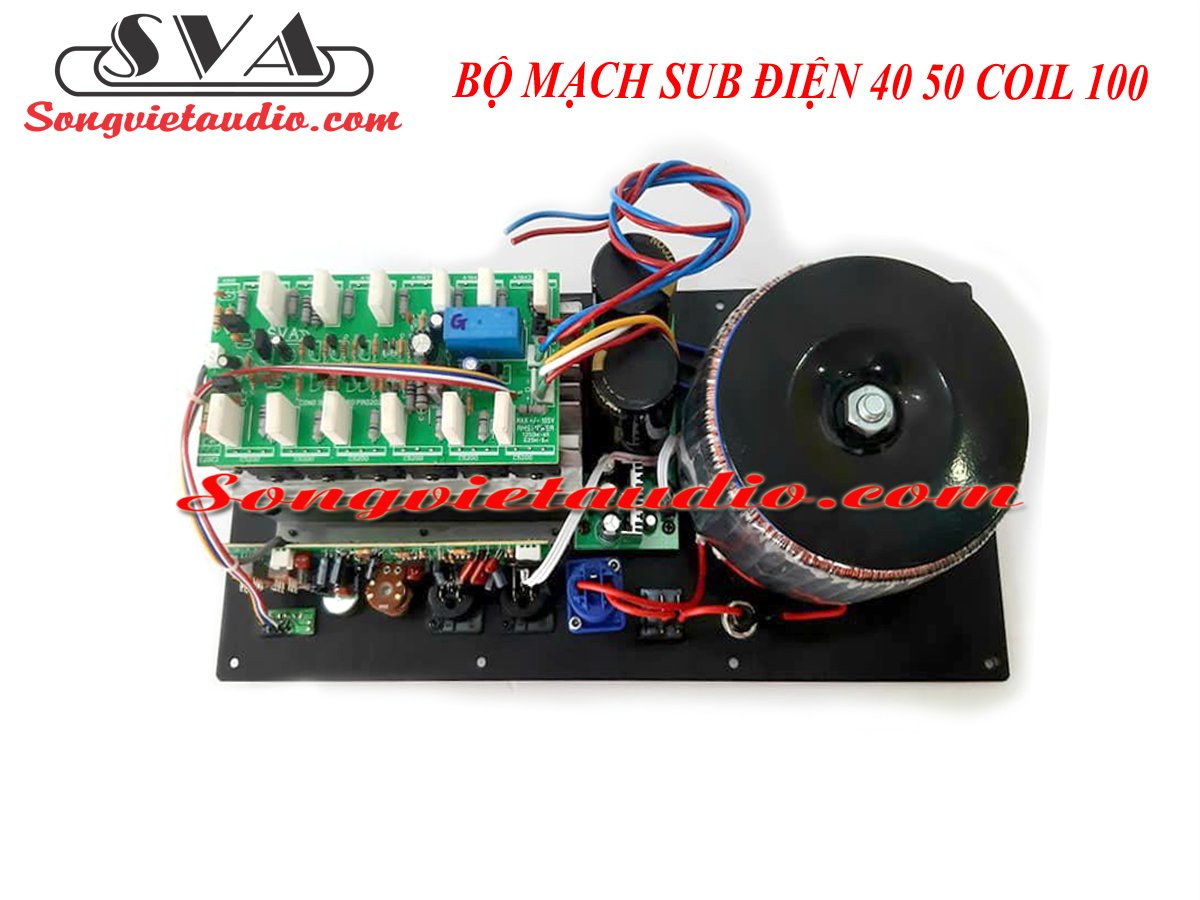 BỘ MẠCH SUB ĐIỆN LOA 40 /50 COIL 100 - 19X36CM
