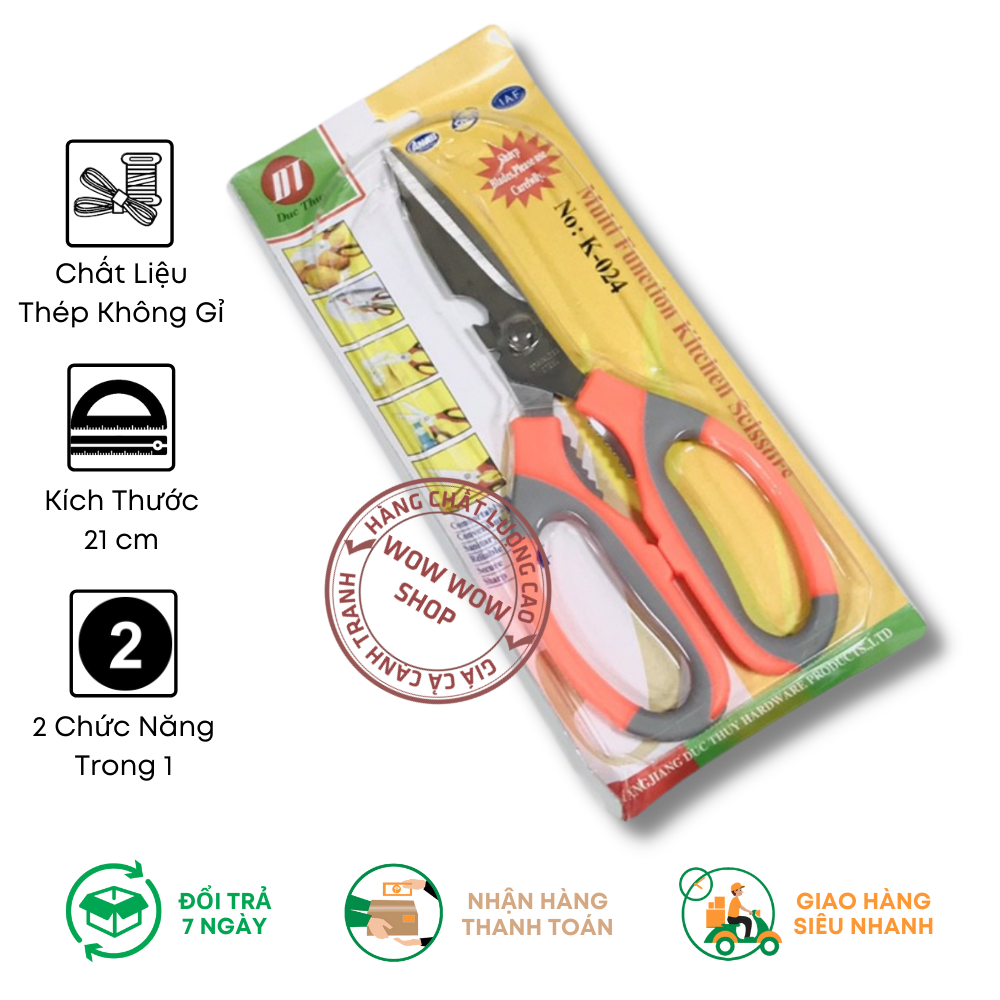 [HCM]Kéo Cắt Nhà Bếp K-024