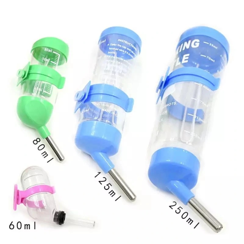 Bình nước hamster, nhím kiểng, 80ml,125ml,250ml