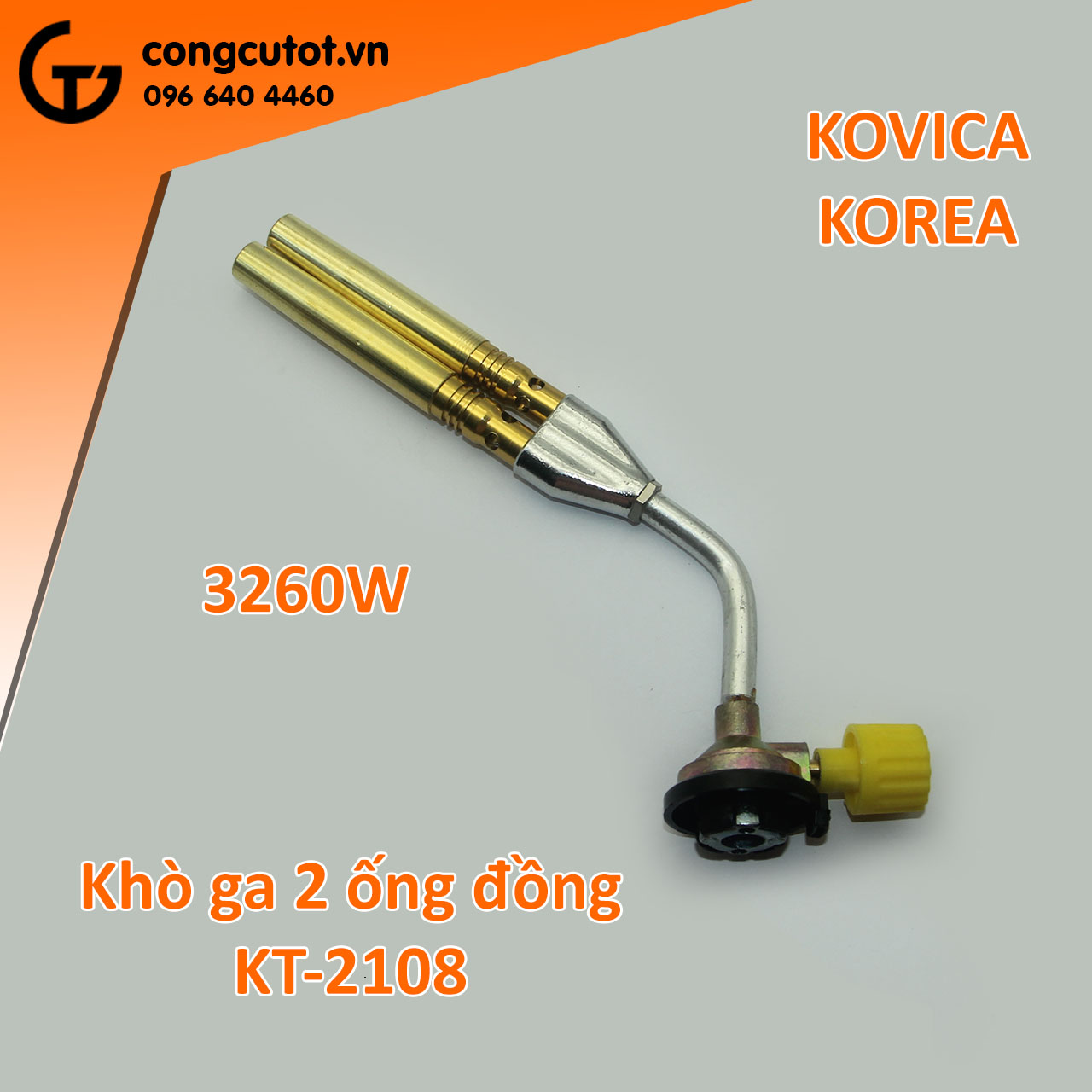 Đèn khò ga đôi Hàn Quốc Kovica KT-2108