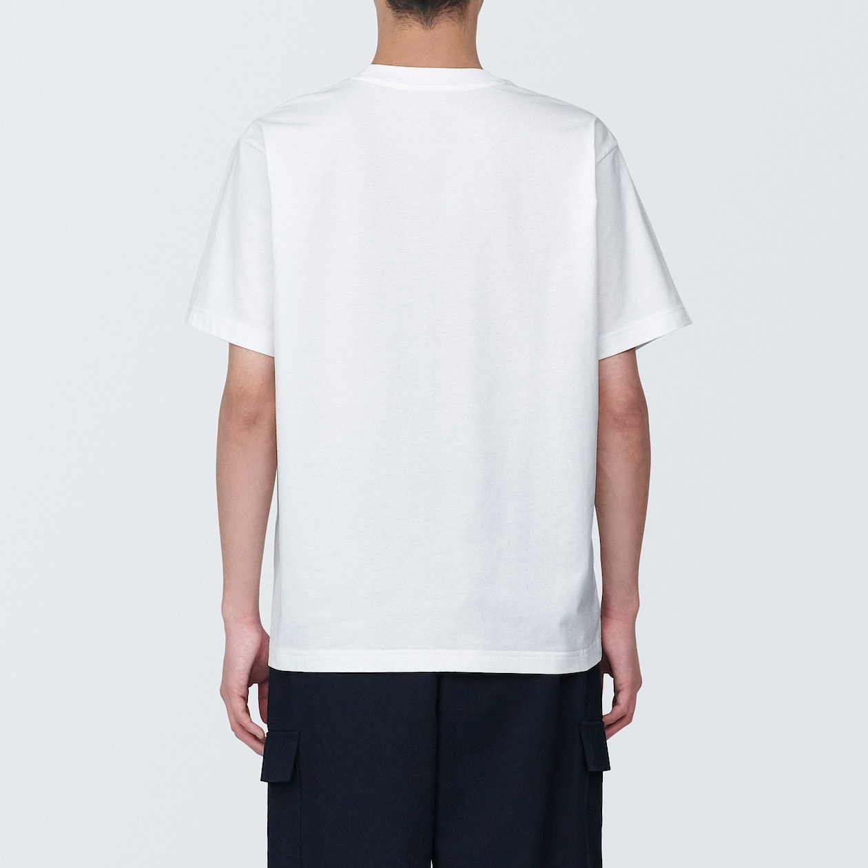 Áo Thun Cổ Tròn Vải Jersey MUJI