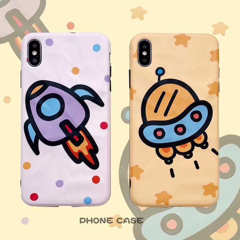 [HCM]Ốp iPhone Tên Lửa Tím iPhone 7Plus/8Plus/X/Xs Max/11/11 Pro Max - ốp iphone