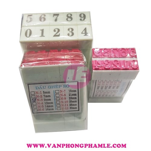 Bộ dấu ghép số 10 ký tự