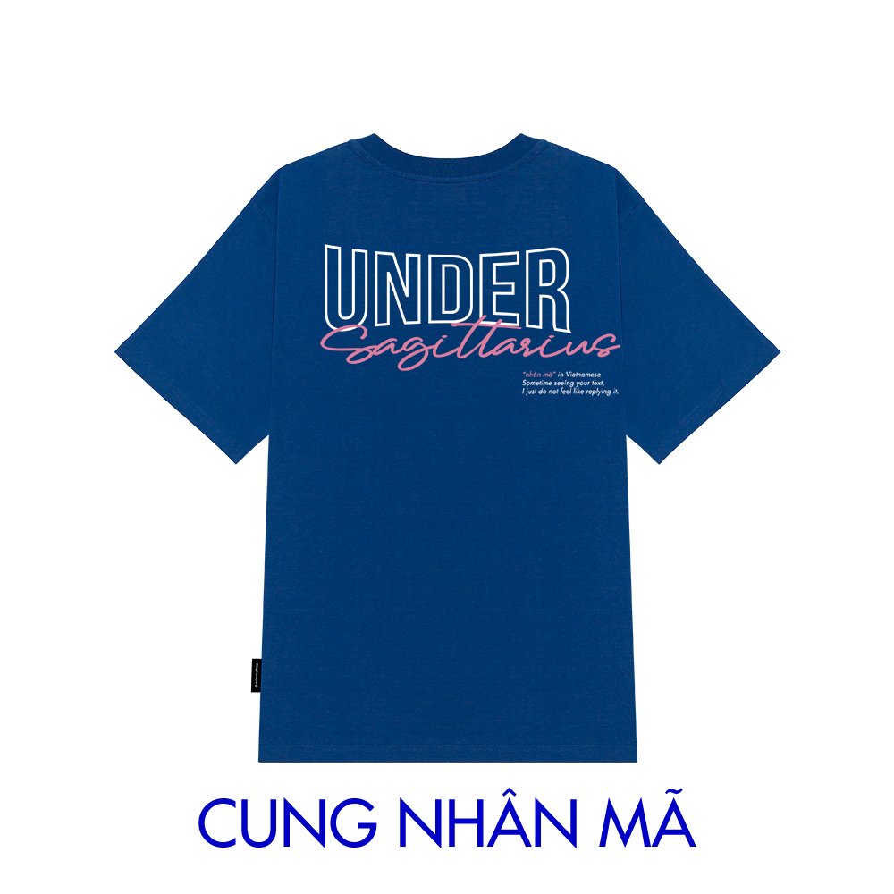 Áo thun UNDER Nhân Mã "12 Cung Hoàng Đạo" (Blue) + UTS023