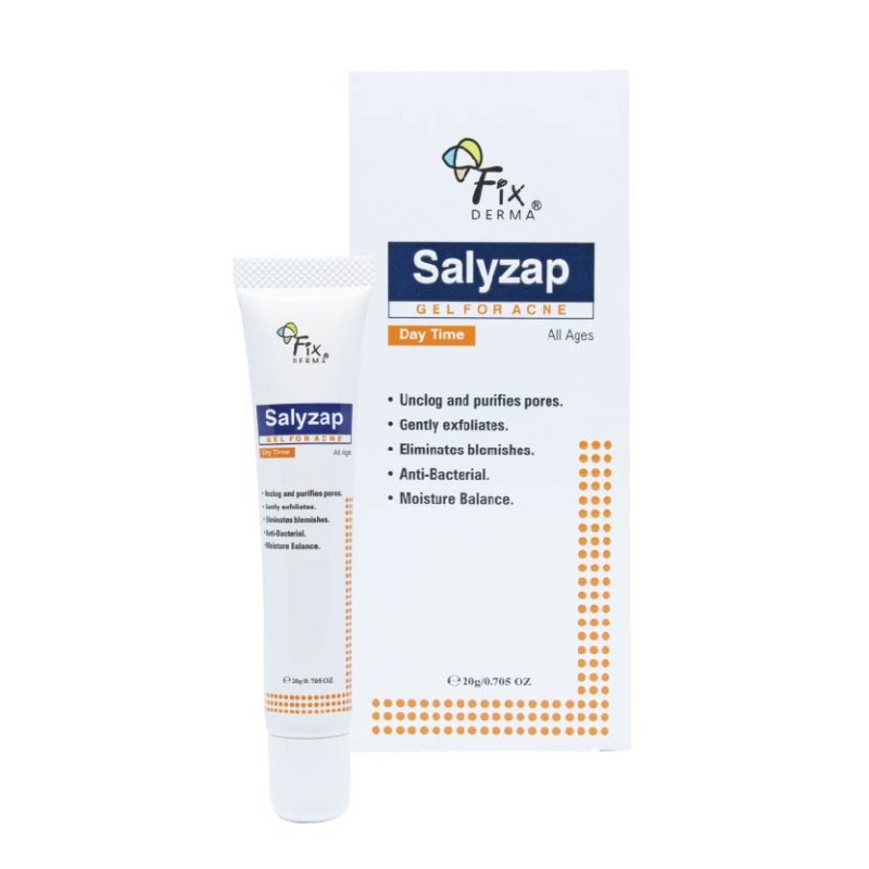 Fixderma gel dưỡng giảm mụn mụn ban ngày Salyzap Gel For Acne 20g cam kết hàng đúng mô tả chất lượng đảm bảo an toàn đến sức khỏe người sử dụng