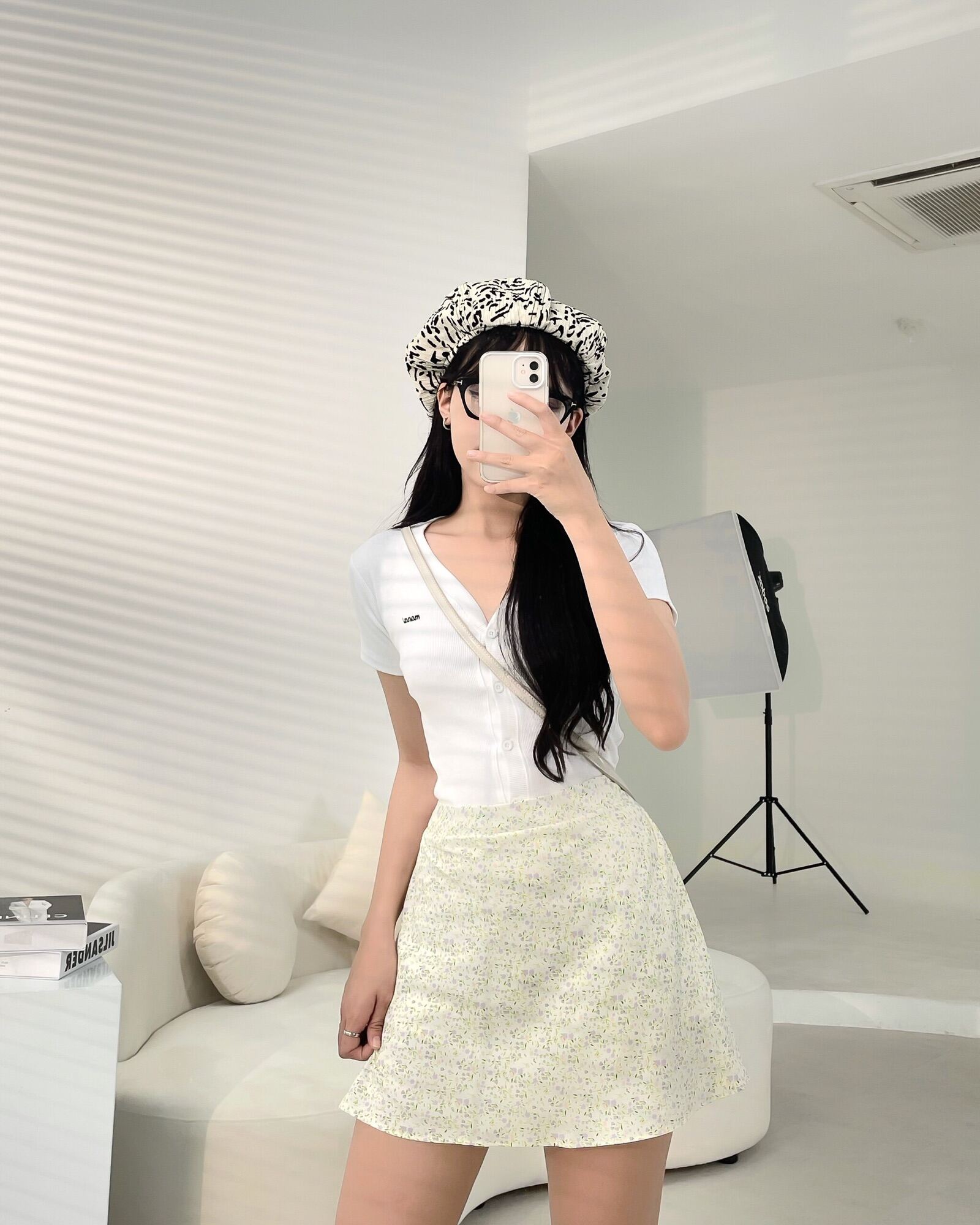 [VOUCHER 12%/149K] MONÁ - Áo croptop cổ tim - BORIM TOP XANH CỐM/TRẮNG/ĐEN