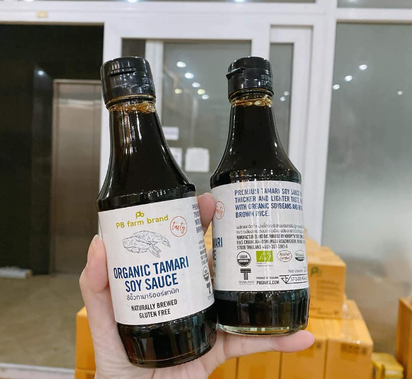 NƯỚC TƯƠNG TAMARI HỮU CƠ PBFARM 200ML