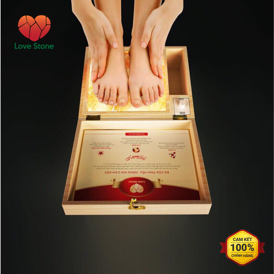 Hộp Đá Muối Massage Chân Love Stone - Phiên Bản Magic