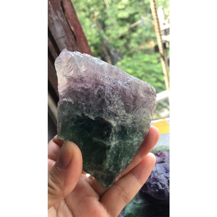 1000GR Đá Thô Màu Tím Xanh Fluorite