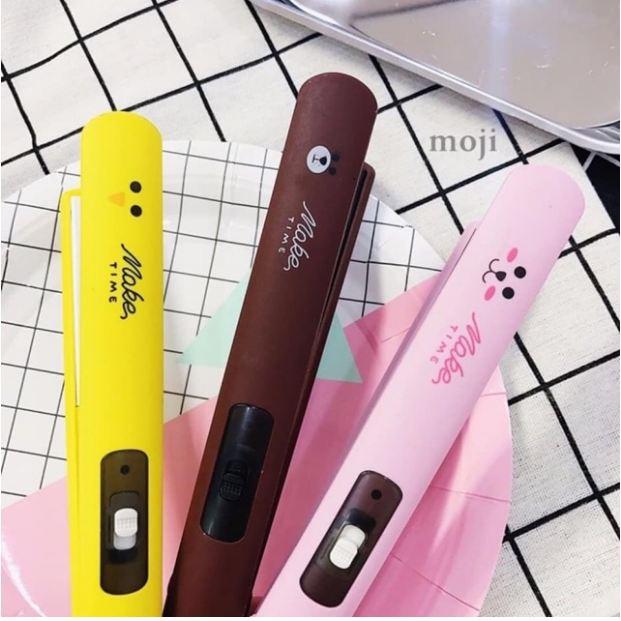 máy là,ép tóc mini Hàn Quốc - May Làm Tóc Tạo Kiểu Mini Siêu Cute
