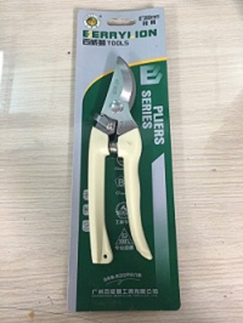 Kéo cắt cành trắng cong Berrylion L130-B (8 /200mm)
