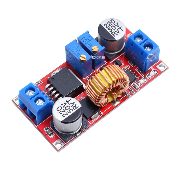 Mạch nguồn hạ áp dc-dc 5a xl4015 adj có hạn dòng - led driver v2