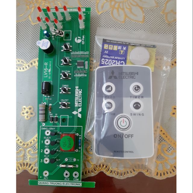 Com Bo Mạch và điều khiển quạt cây mít su