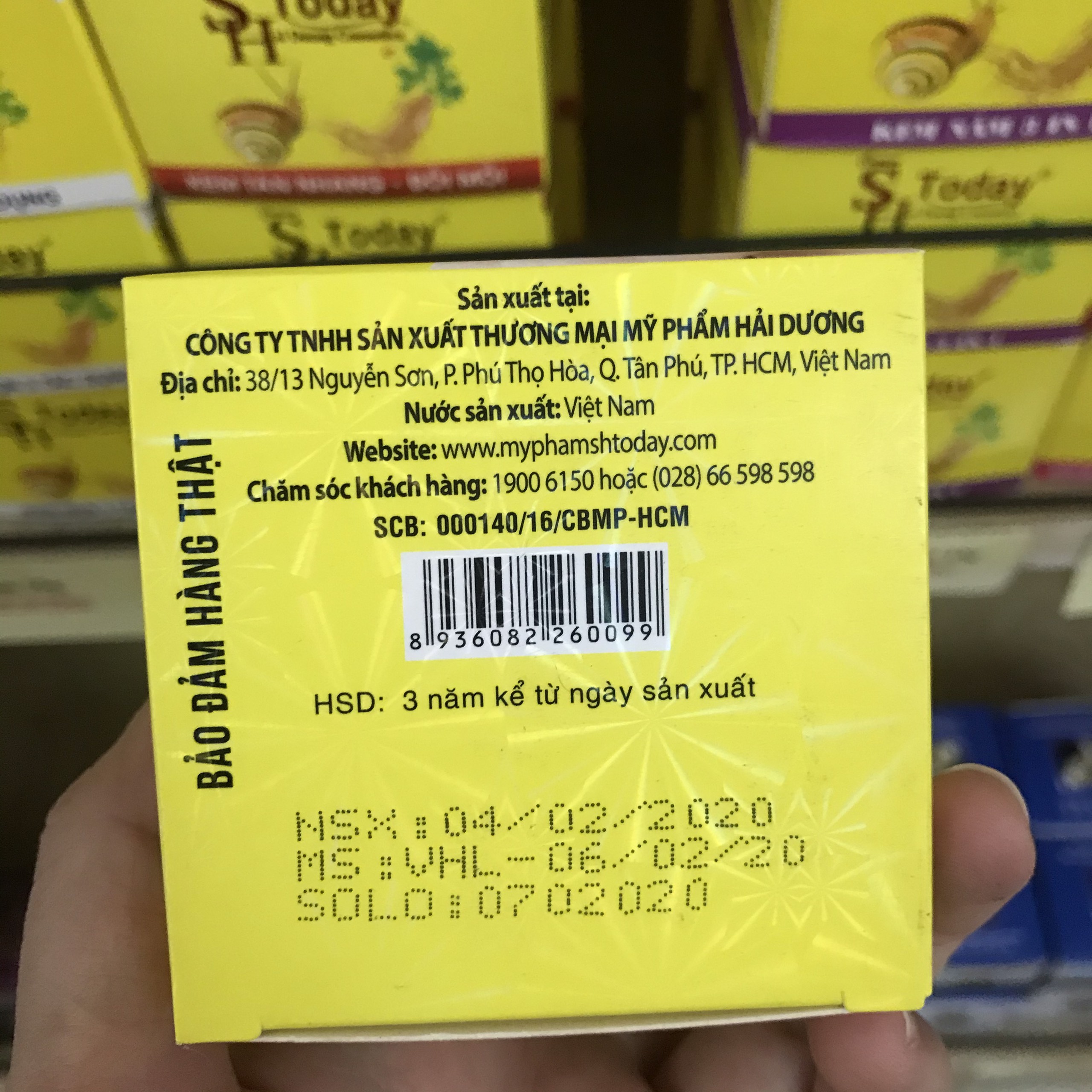 SH Today Kem Nám - Tàn Nhang - Đồi Mồi 15g