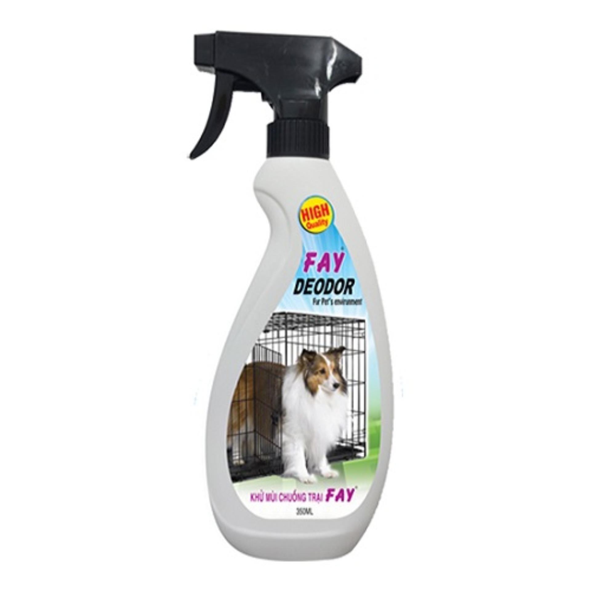 Fay Deodor 350ml Xịt khử mùi và vệ sinh chuồng trại chó mèo thú cưng
