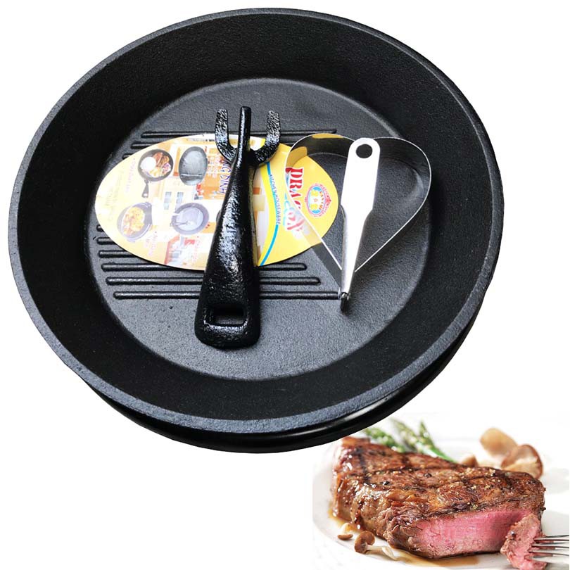 Bộ chảo gang tròn chống dính