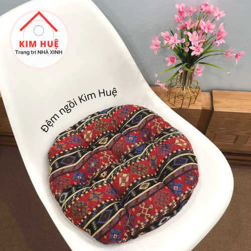 Đệm ngồi bệt tròn êm 40x40x5cm