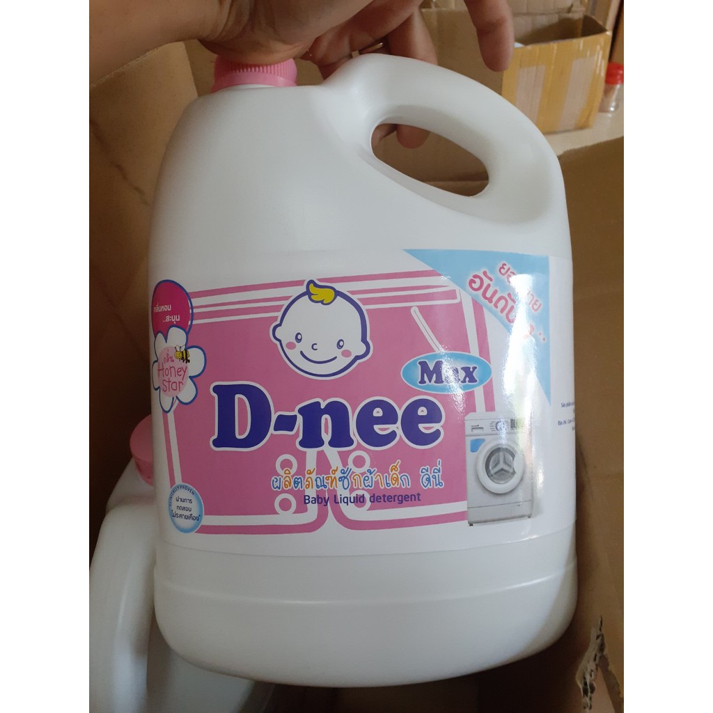 [HCM]Nước Giặt Xả Dnee Thái Lan (1 Thùng 4 Can) Mỗi Can 3000Ml