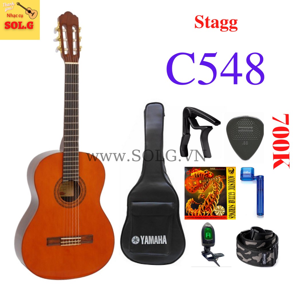 Guitar Classic Stagg C548 Nhập Khẩu Bỉ - Phân Phối Sol.G