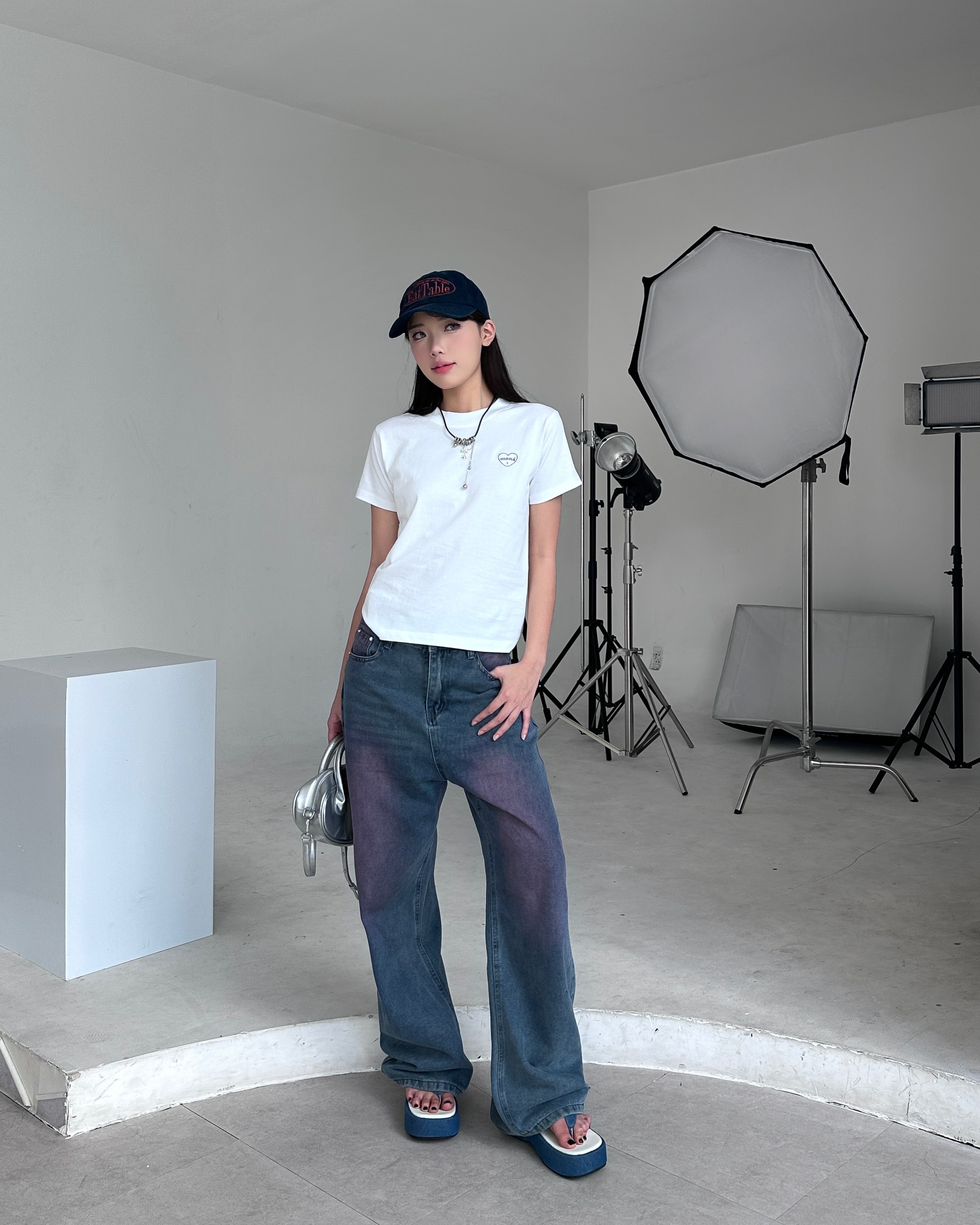 Áo thun baby tee basic MONÁ - CINDY