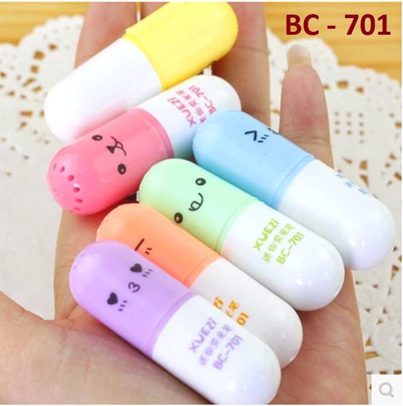 Bộ 6 Bút Dạ Quang Nhớ Dòng