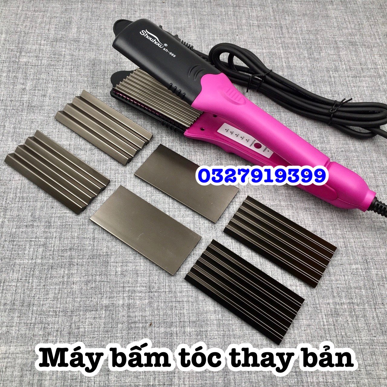 Hair Straightener Replaces High-End Model Hq 989 - Specialized Clip Blade, Temperature 140-220 ° C, Capacity 50-100W, Safe to Use, Purple, Black, Red