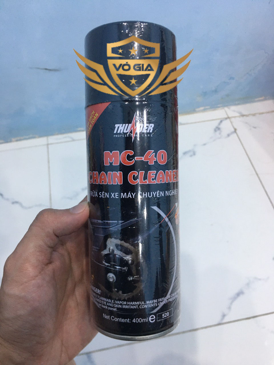 Xịt Rửa Sên Xe Máy Thunder 400ml
