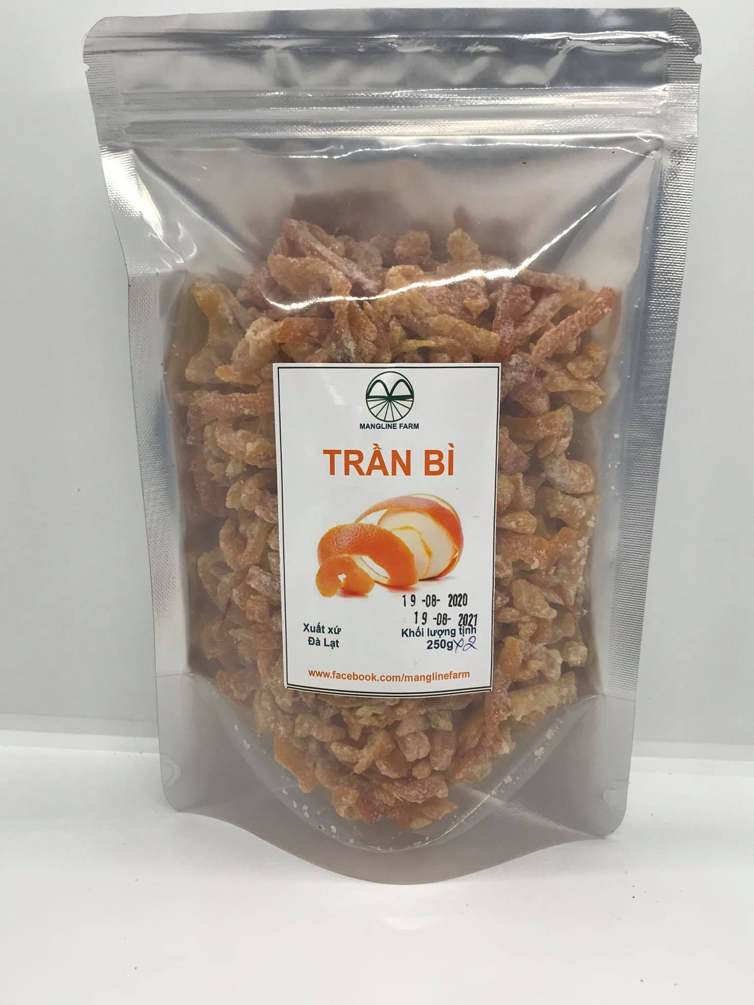 Đặc sản Đà Lạt Mứt trần bì 100g