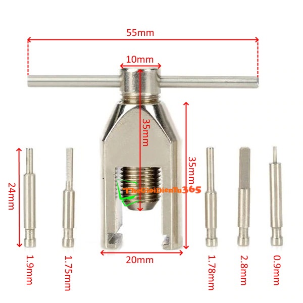 BỘ VAM CẢO MINI THÁO BÁNH RĂNG ĐỘNG CƠ RC