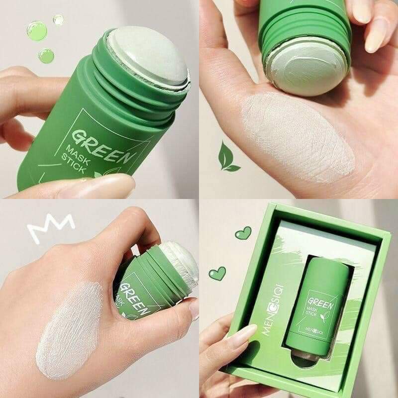 Mặt Nạ Bùn Mengsiqi Đầu Lăn Trà Xanh