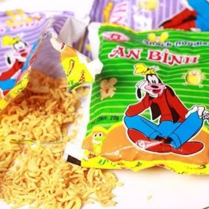 Mì tôm trẻ em giòn tan