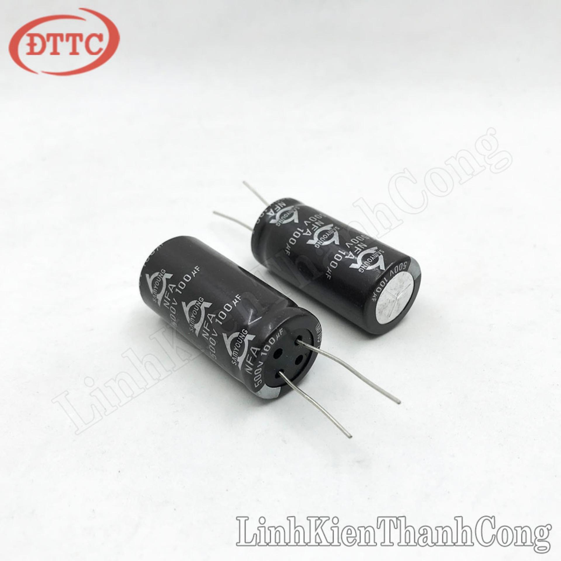 Tụ SAMYOUNG 100uF 500V (20x40mm)